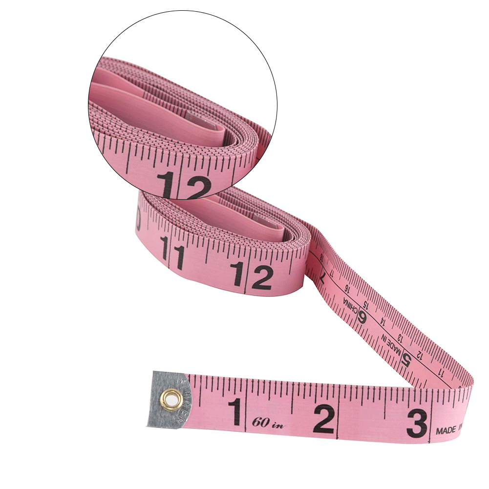 Qiajie Lot de 2 rubans de mesure rétractables de 150 cm pour mesurer la graisse corporelle 