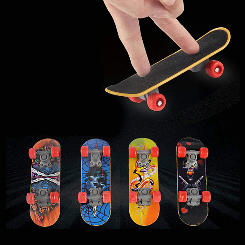 Finger Skate Boarding Boy Enfants Cadeau Mini Planche à roulettes Skate Boarding Jouets Jeux de Sport Cadeau pour Enfants Mini Fingerboard Finger Mini Skateboard Mini Planche à roulettes 