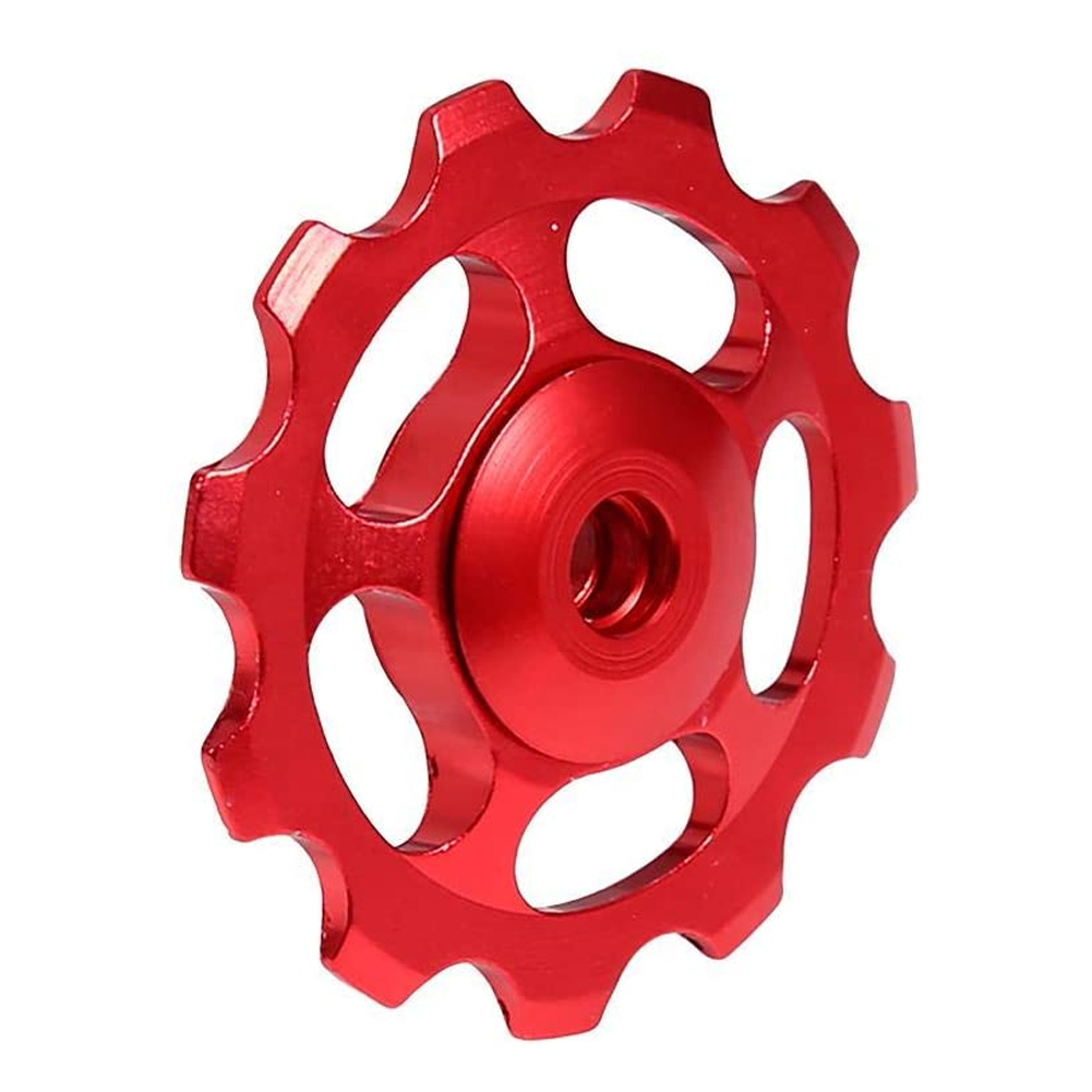 Roulement Céramique Poulie Dérailleur Vélo Route/VTT - Roue Guidage Aluminium 11T/13T Pour Vitesse 7 à 10 Alliage Aluminium