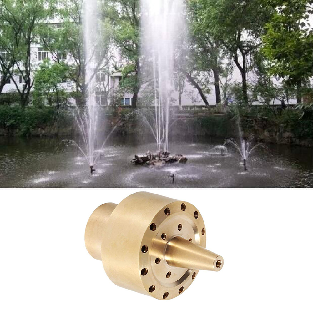 Buse De Fontaine En Laiton - 1/4"/1/2"/3/4" Pour Étangs Et Jardins