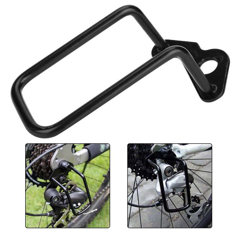 Protection Dérailleur Vélo VTT - Garde En Acier, Montage Sur Essieu, Universel Pour VTT Et Route