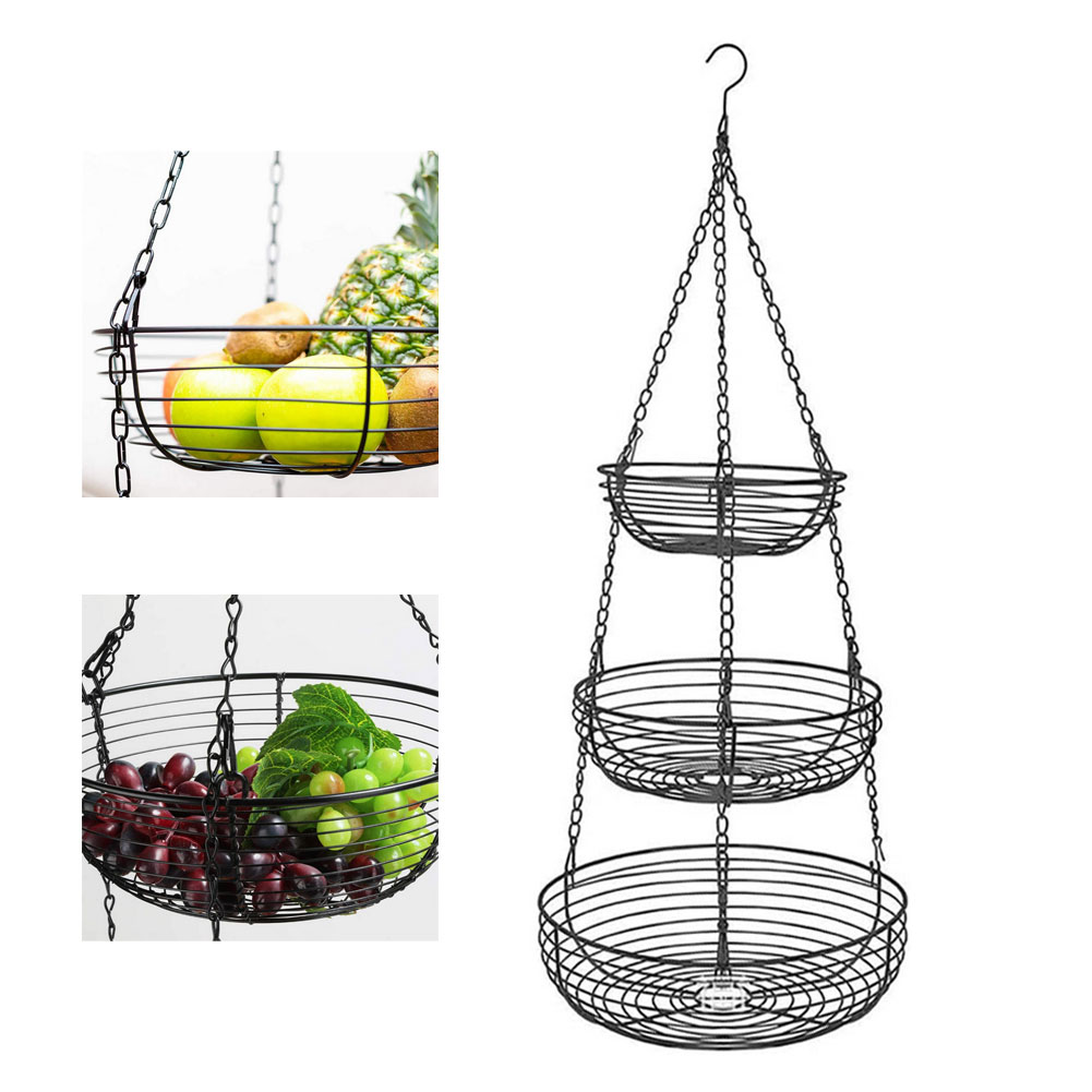 Metaltex panier de rangement Kanguro suspendu 40 x 26 cm cuivre métal - Maison