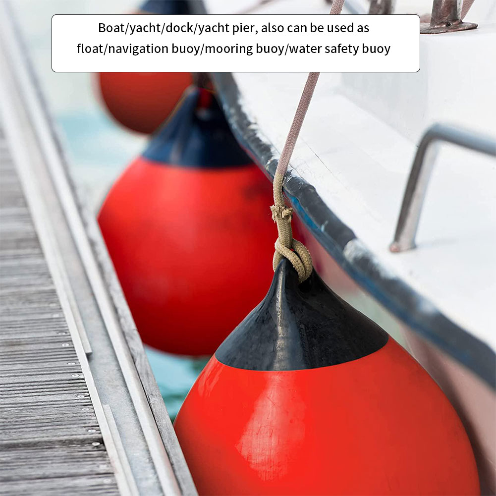 Bouées D'Amarrage Gonflables Pour Yachts Et Bateaux - Pare-chocs PVC Robuste Jaune
